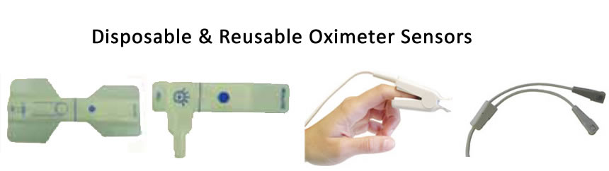 Reusable and Disposable Oximeter Sensors